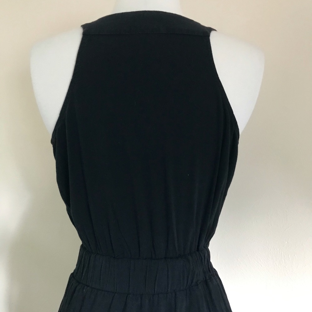 AQUA Surplice Wrap Sleeveless Mini Pocket Dress XS - Picture 5 of 10